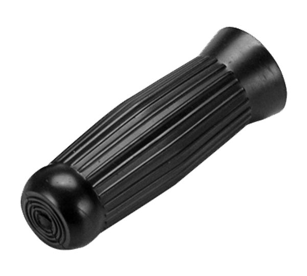 A black handle for a bicycle or motorcycle