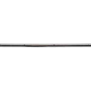 A long metal pole with a white background