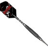 A black and red steel tip darts with the word " predator " on it.