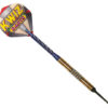 A picture of a dart with the words " kwiz darts ".