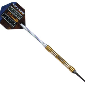 A picture of a darts with the tip missing.