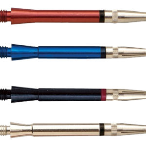 Four pens are shown in different colors and sizes.