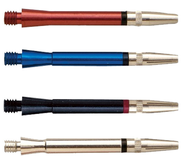 Four pens are shown in different colors and sizes.