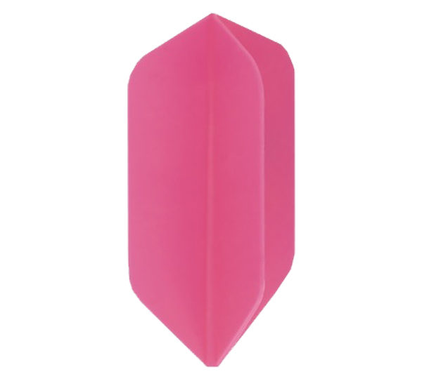 A pink plastic material with a white background