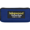 A blue bag with the name lakewood on it.