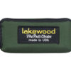 A green and black bag with the words lakewood on it.