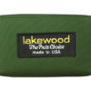 A green bag with the lakewood logo on it.