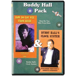 A dvd cover for buddy hall 's clock system and how to play the game.