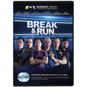 A dvd cover of the movie break and run.