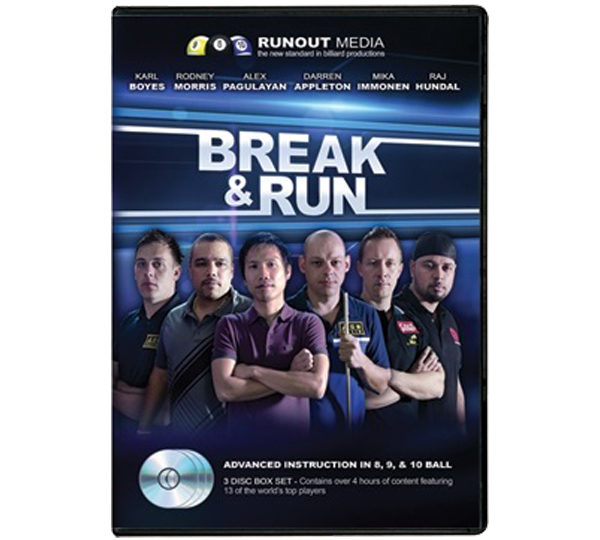 A dvd cover of the movie break and run.