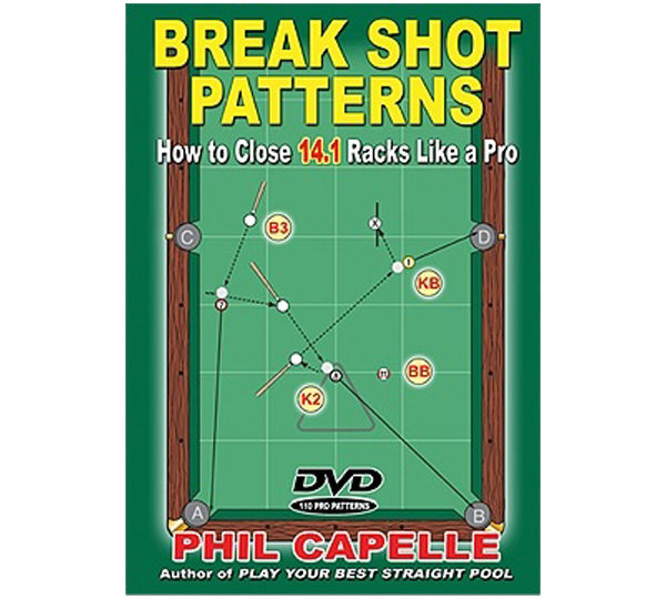 A dvd cover of the break shot patterns