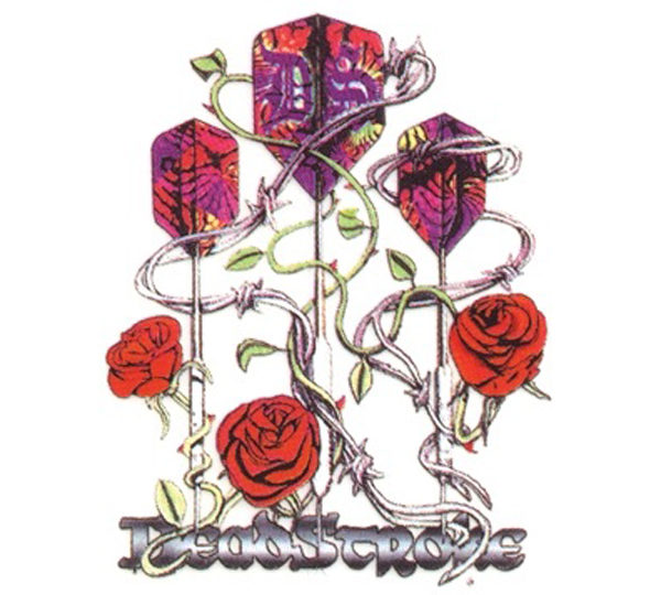 A drawing of roses and vines with the words " flowerways ".