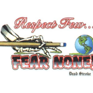 A picture of a t-shirt with the words " fear none !" on it.