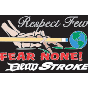 A poster with the words " fear none !" and " don 't be afraid to stroke ".