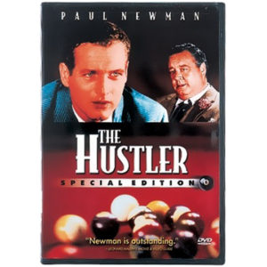 A man and a woman are playing chess on the hustler dvd.