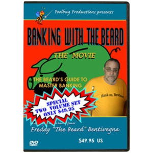 A dvd cover for banking with the beard.