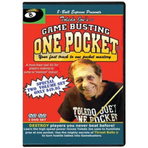 A dvd cover of the game busting one pocket