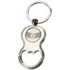 A bottle opener keychain with a number nine on it.