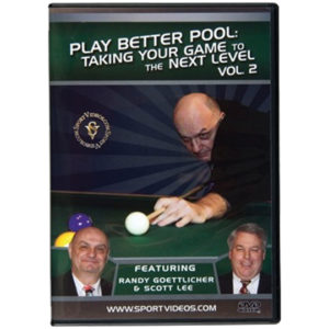 A dvd cover of two men playing pool.