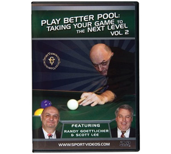 A dvd cover of two men playing pool.