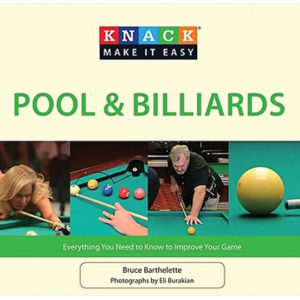 A book cover with people playing pool and billiards.