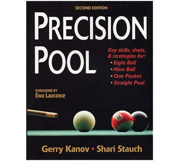 A book cover with some pictures of pool balls.