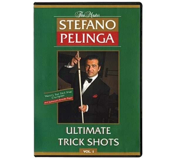 A dvd cover of the movie " stefano pelinga ultimate trick shots ".