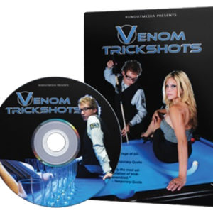 A dvd cover and disc of the movie venom trickshots.