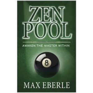 A book cover with an image of a pool ball.