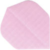 A pink paper with a white background