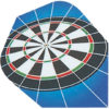 A dart board with the bulls eye on it.