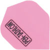 A pink plastic card with the words " nothing."