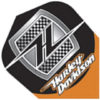 A harley davidson logo with an orange background